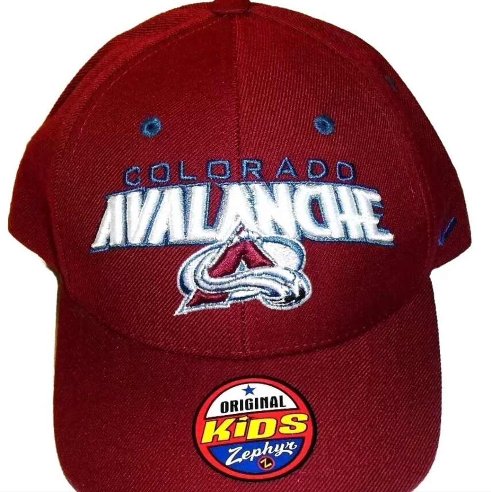 Colorado Avalanche Kids Youth Boys Zephyr Snapback hat cap New Nhl Hockey